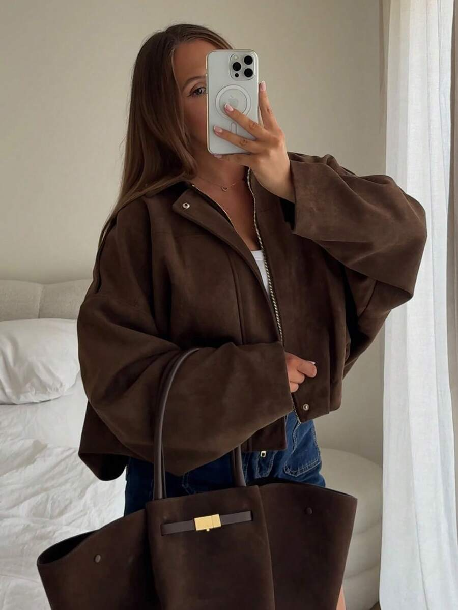 Isabella | Vintage Suede Jacket