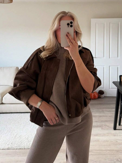 Isabella | Vintage Suede Jacket