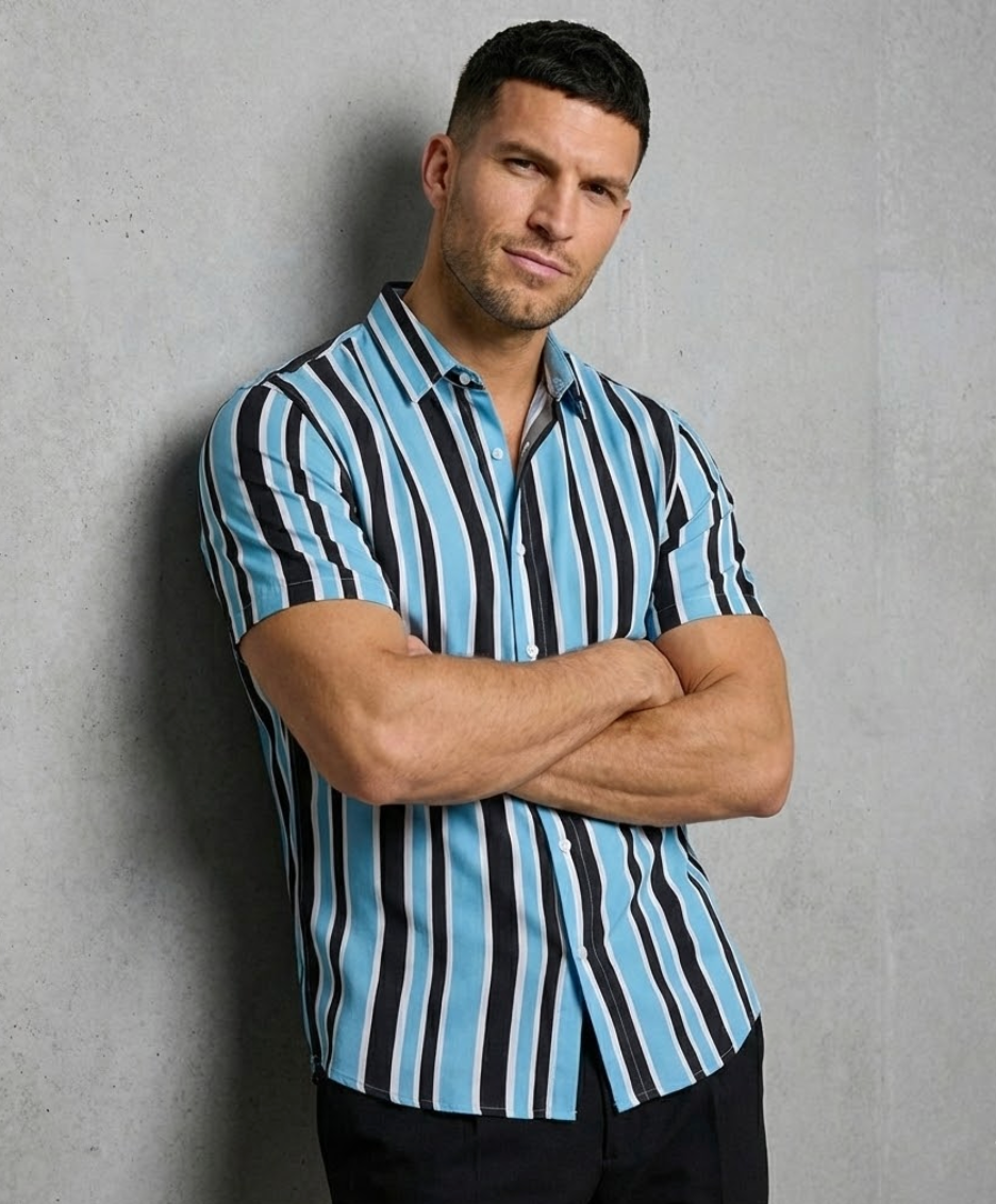 Vigo | Blue Striped Shirt