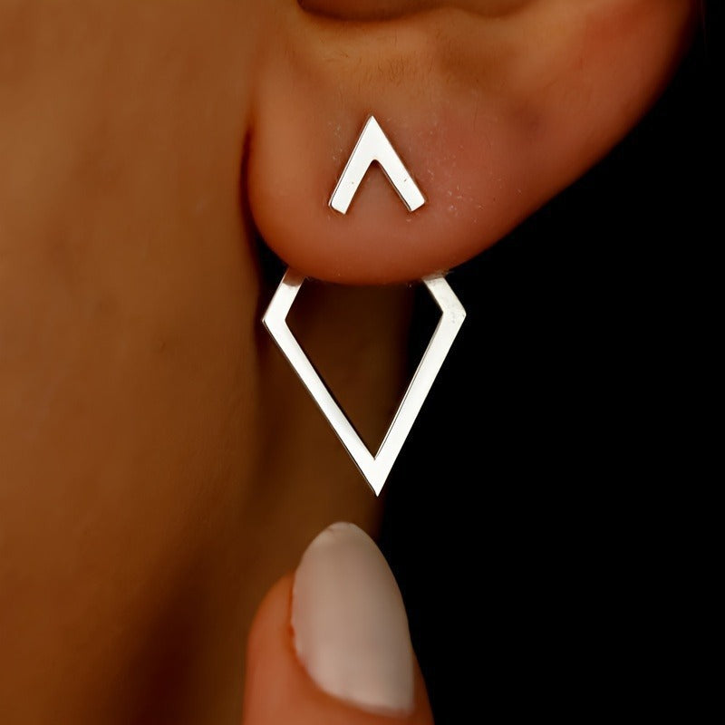 Zavina | Geometric Stud Earrings